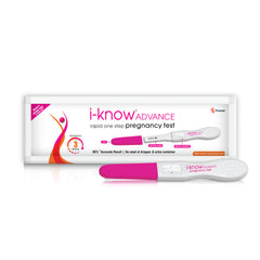 i-Know Advance Mid Stream Pregnancy Test Kit | Rapid One Step Home based Midstream Urine Pregnancy Test | Accurate Result in 3 mins | HcG Test Kit