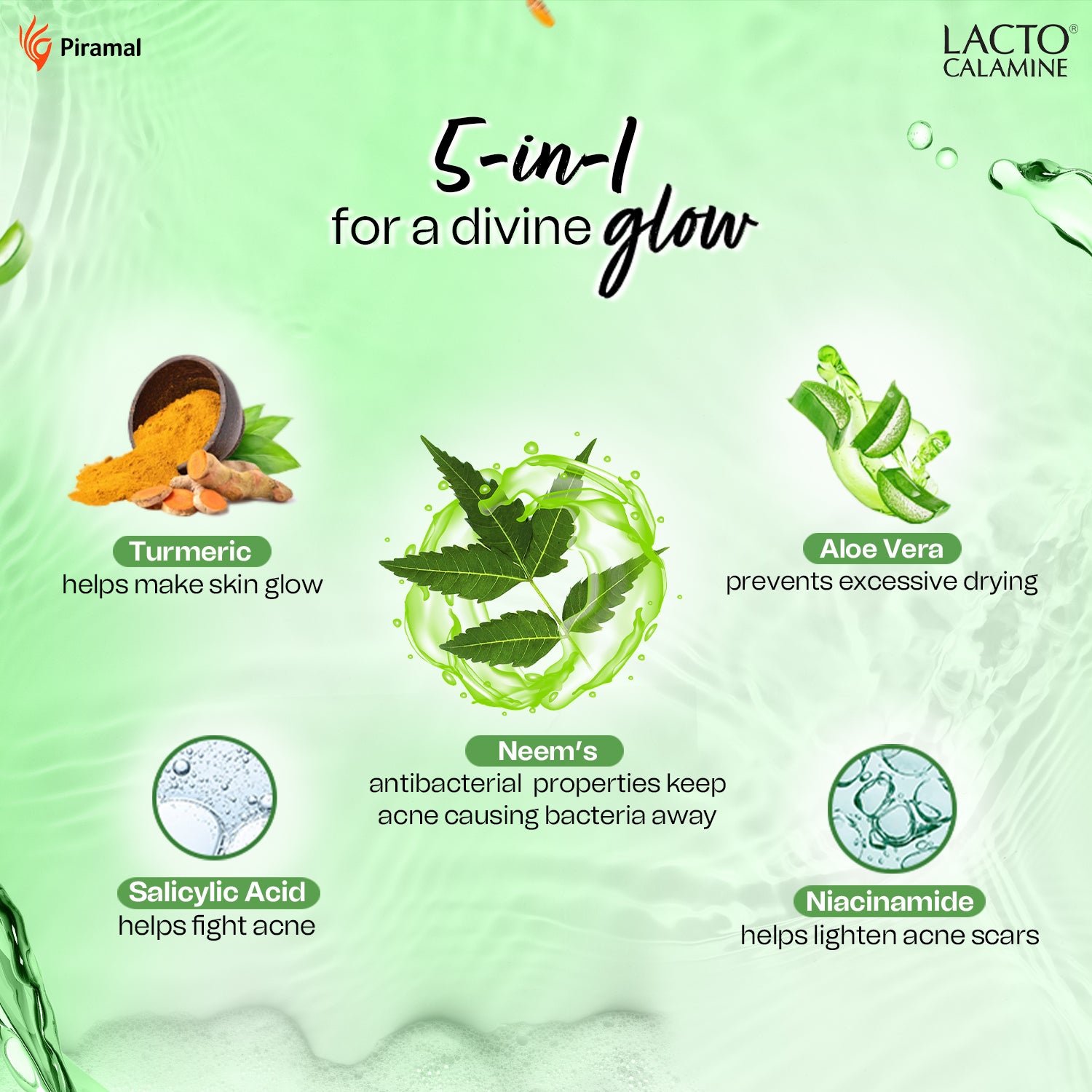 Lacto calamine product