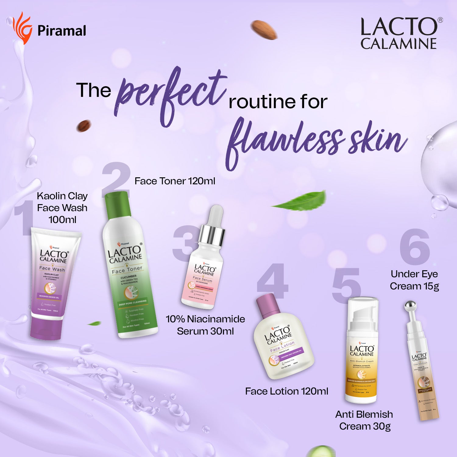 Lacto Calamine Skin Care Products