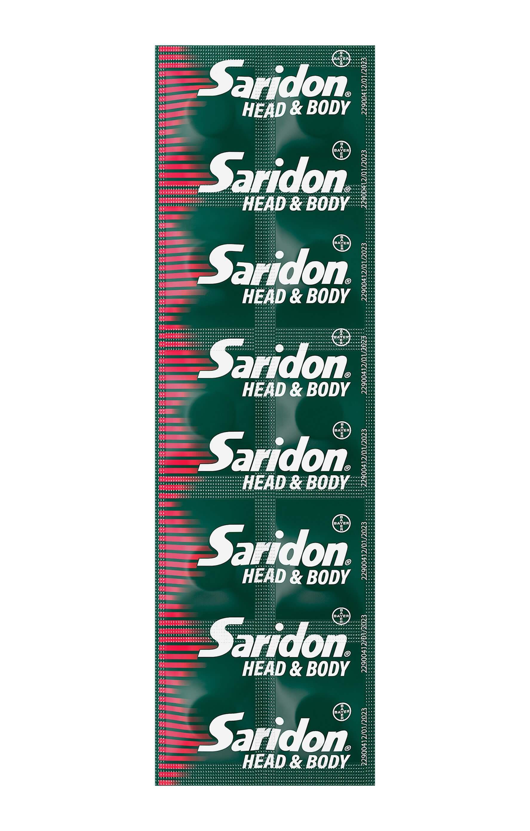 Saridon tablet pack of 8