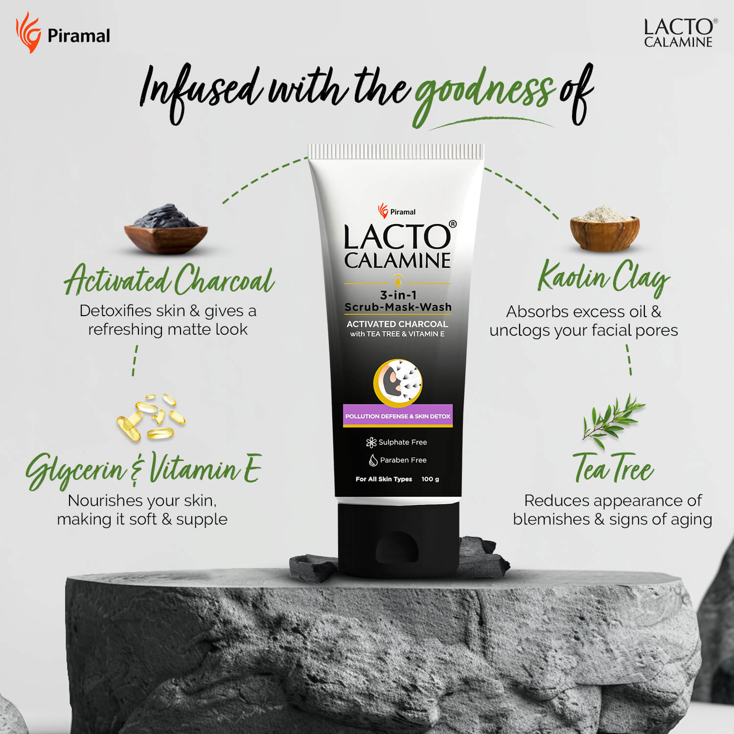 Lacto Calamine 3 in 1 Face Mask