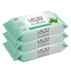 Lacto Calamine Daily Cleansing Wipes Aloe Vera