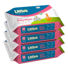 Littles baby wipes pack of 4