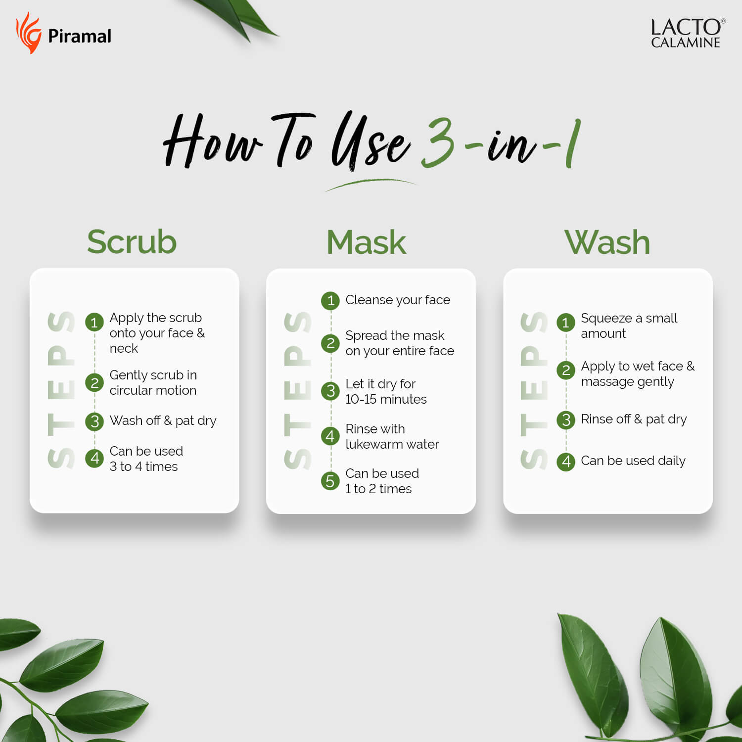 Lacto scrub+mask+wash