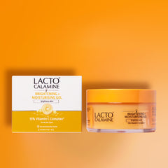 Lacto Calamine 15% Vitamin C Moisturizer for Face | 50g | Vitamin C Complex Skin Brightening Face Moisturiser | Dermatologically Tested | Non Sticky & Quick Absorbing for Glowing Skin
