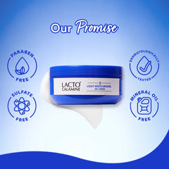 Lacto Calamine Light Gel Moisturizer for Oily Skin | Niacinamide, Pro-Ceramides & Vitamins