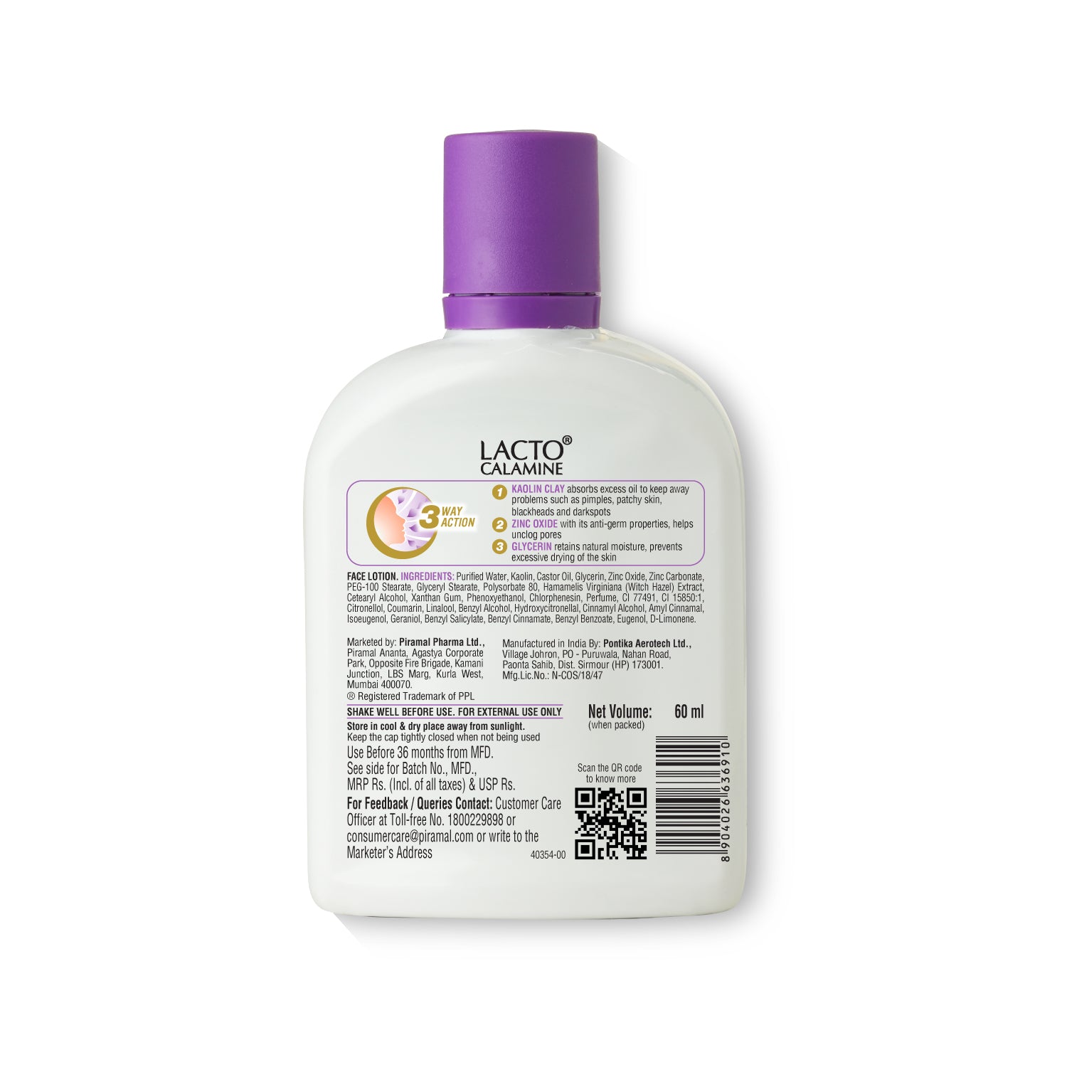 Lacto calamine face lotion