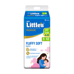 Little's Comfy Baby Diaper Pants - Premium | Baby Diapers with 12 hours Absorption & Wetness Indicators