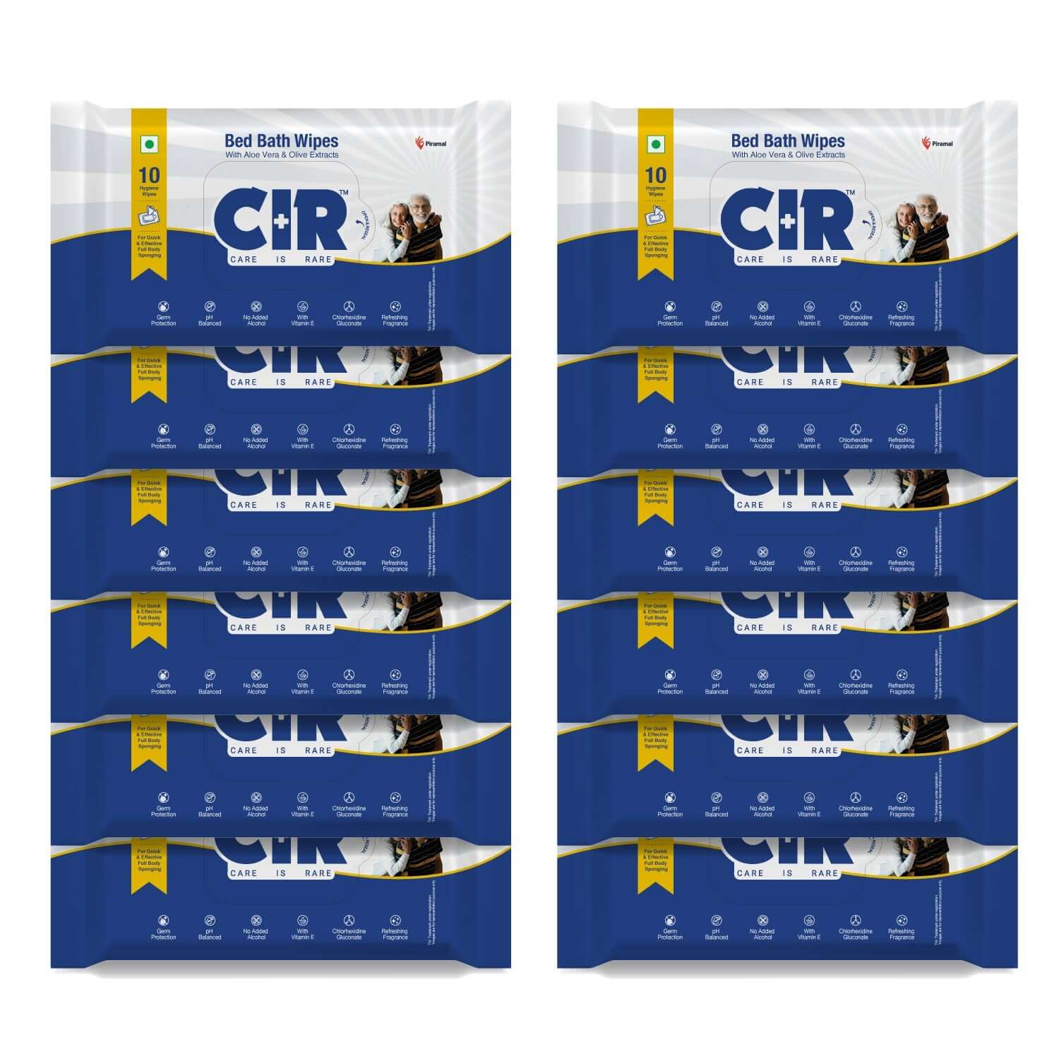 Adults Bed Bath Wipes