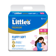 Little's Comfy Baby Pants | Baby Diaper | Cotton Soft Pants