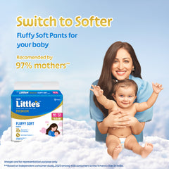 Little's Comfy Baby Pants | Baby Diaper | Cotton Soft Pants