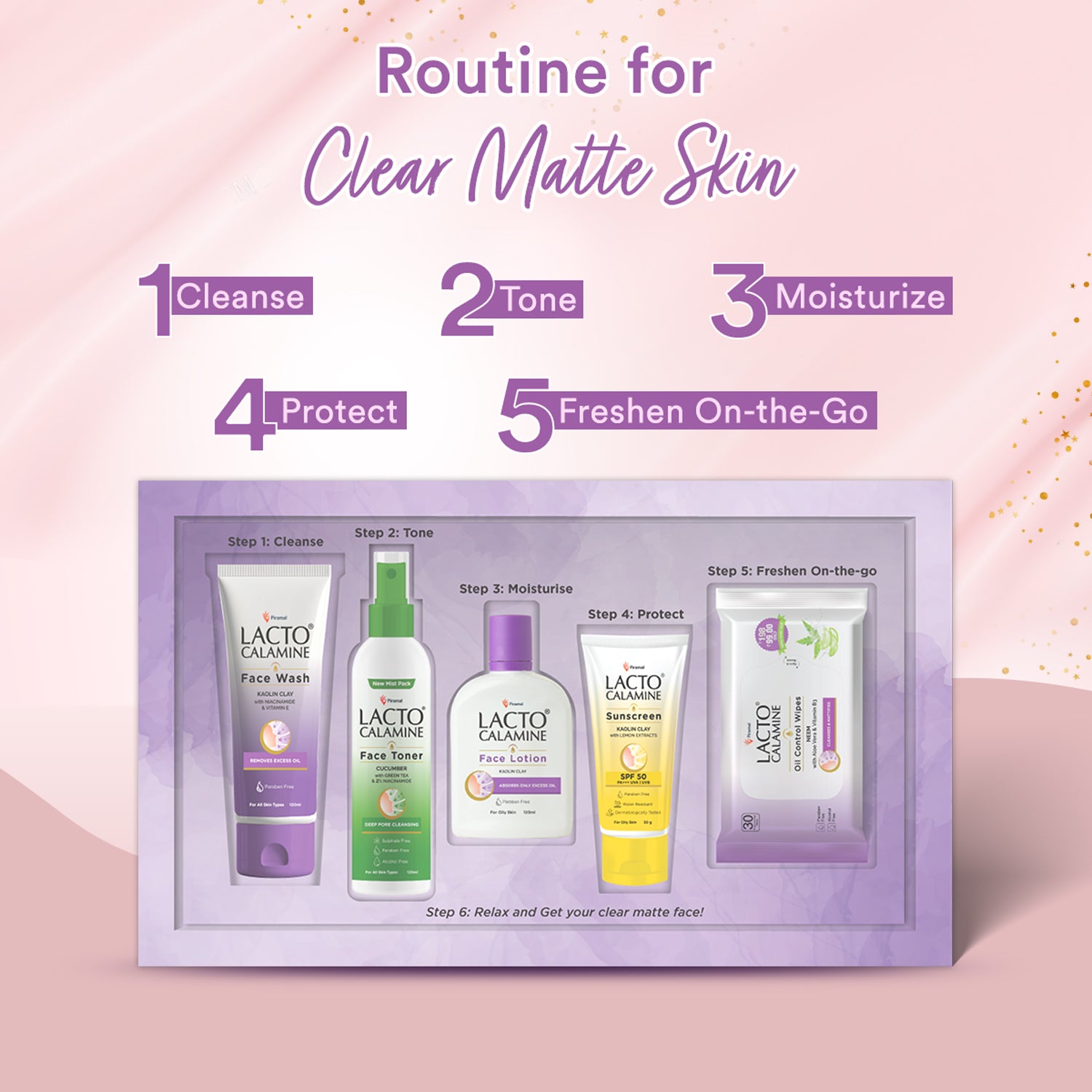 Lacto Matte Skin Care Products