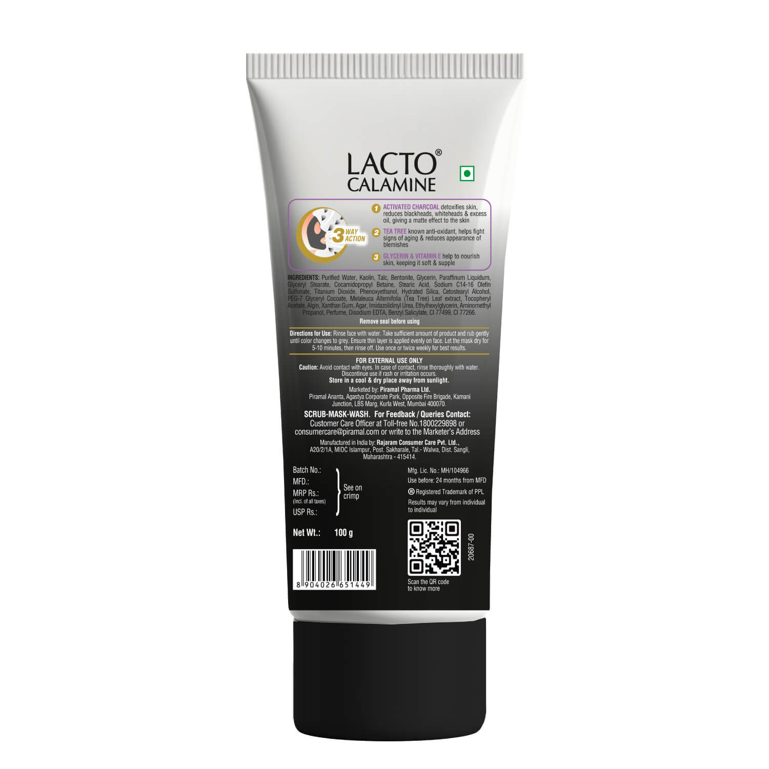 Lacto scrub Mask