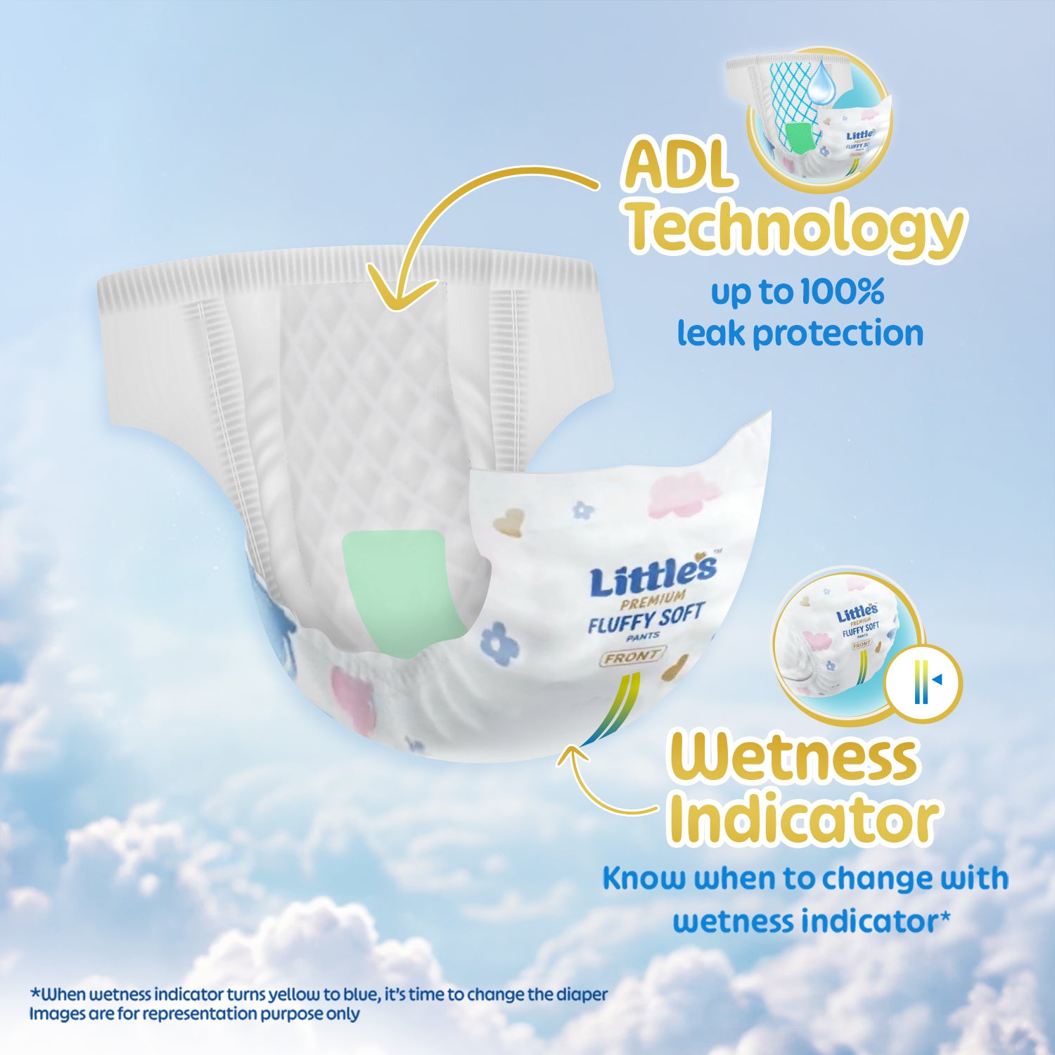 Littles Fluffy Soft Diappers