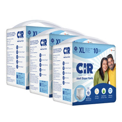 CIR Adult Diaper Pants Unisex With Wetness Indicator I Odour Control | Enriched with Aloe Vera to avoid skin irritation and rashes- (M, L & XL)