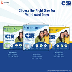 CIR Adult Pants size chart