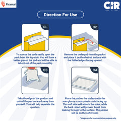 CIR underpads medium top tiles