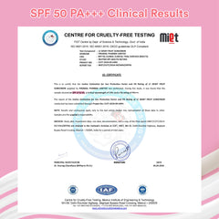 Lacto Calamine Dewy Sunscreen SPF 50 PA+++ | 50g | Water Resistant, No White Cast, UVA & UVB Protection | Sunscreen SPF50 + Primer | Acai Berries, Niacinamide & Watermelon | Dermatologically Tested