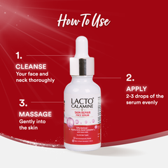 Lacto Calamine Skin Repair Retinol Face Serum | 30ml | 10% Retinol + Hyaluronic Acid Serum for Face | Gotu Kola | Oily Skin | Dermatologically Tested
