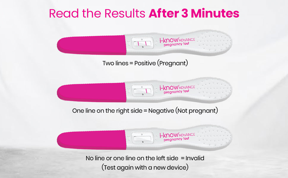 How to read the results in Pregnancy test kit