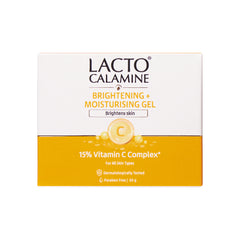 Lacto Calamine 15% Vitamin C Moisturizer for Face | 50g | Vitamin C Complex Skin Brightening Face Moisturiser | Dermatologically Tested | Non Sticky & Quick Absorbing for Glowing Skin