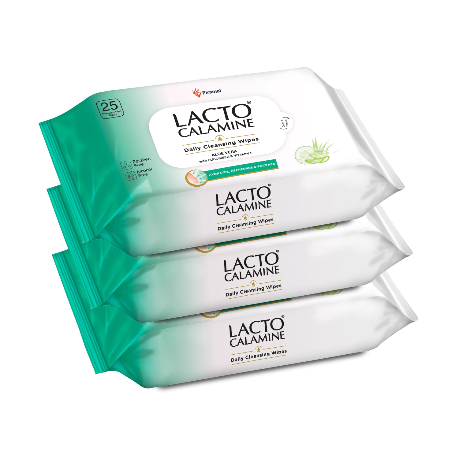 Lacto Calamine Wipes pack Of 3