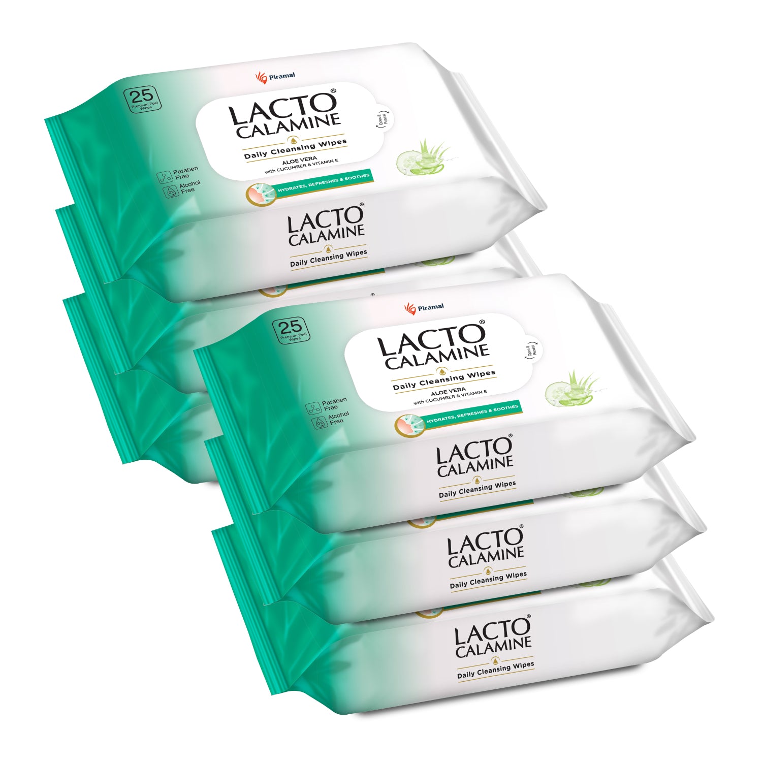 Lacto Daily Cleansing Wipes Wipes pack of 6