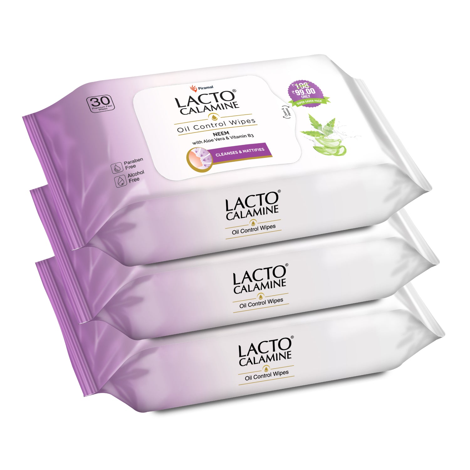 Lacto Calamine Oil Control Wipes