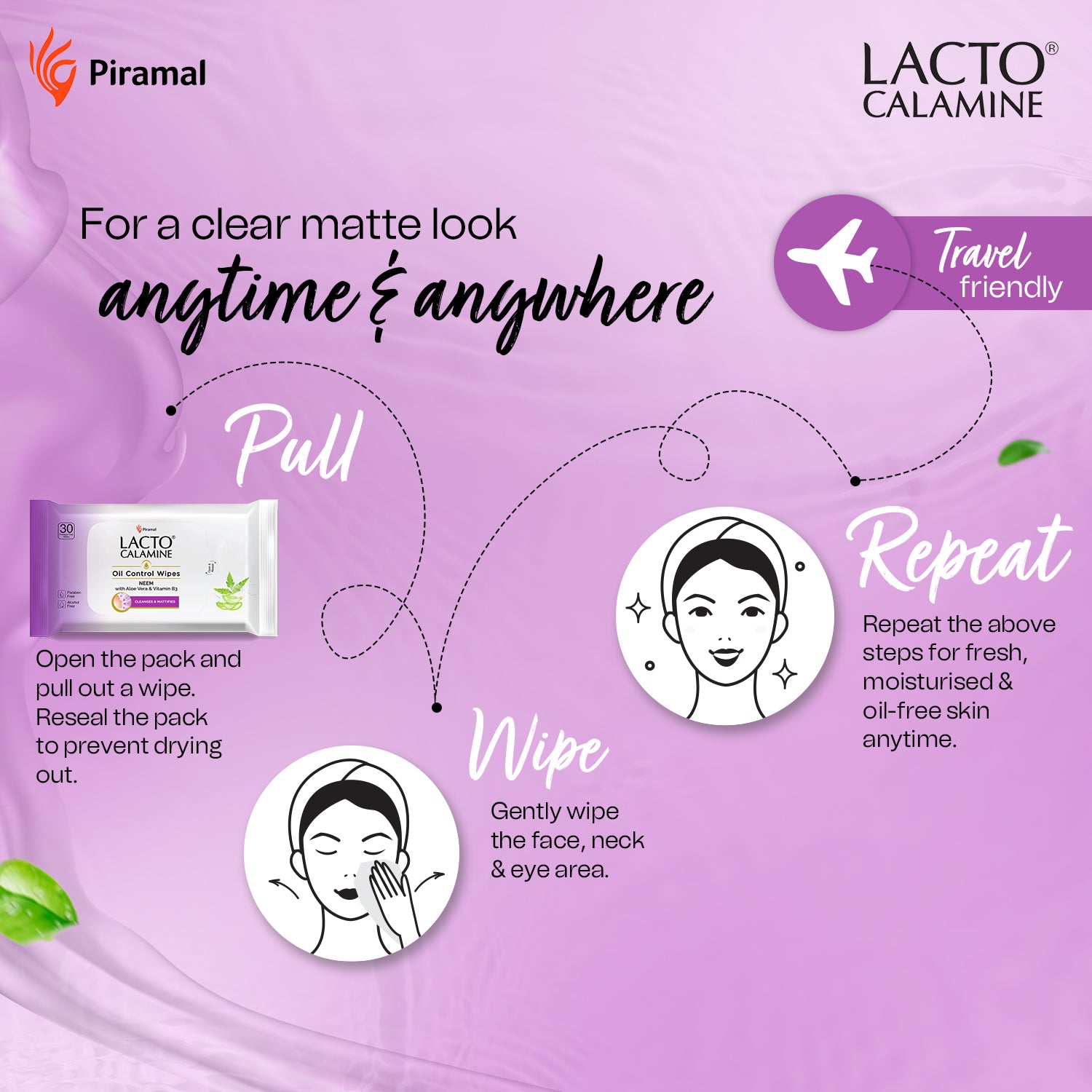 Lacto Calamine Wipes