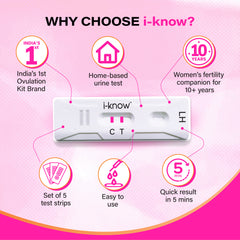 i-know Ovulation Testing Strips & i-know Pregnancy Testing Kit Combo