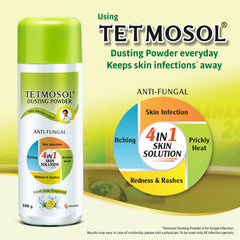 Tetmosol Antifungal Dusting Powder | Fights Skin Infections - 100 gm