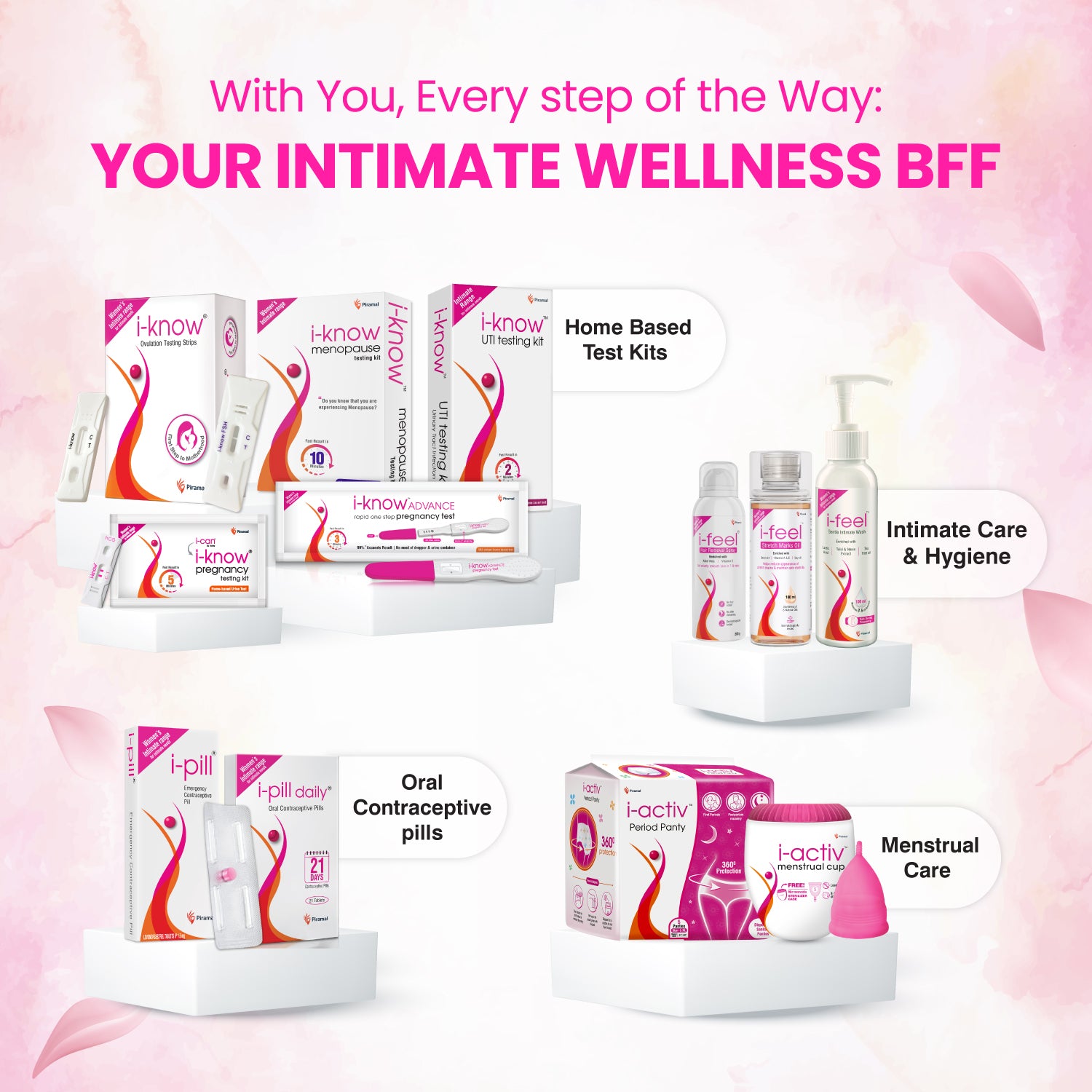 Women intimate hygiene products