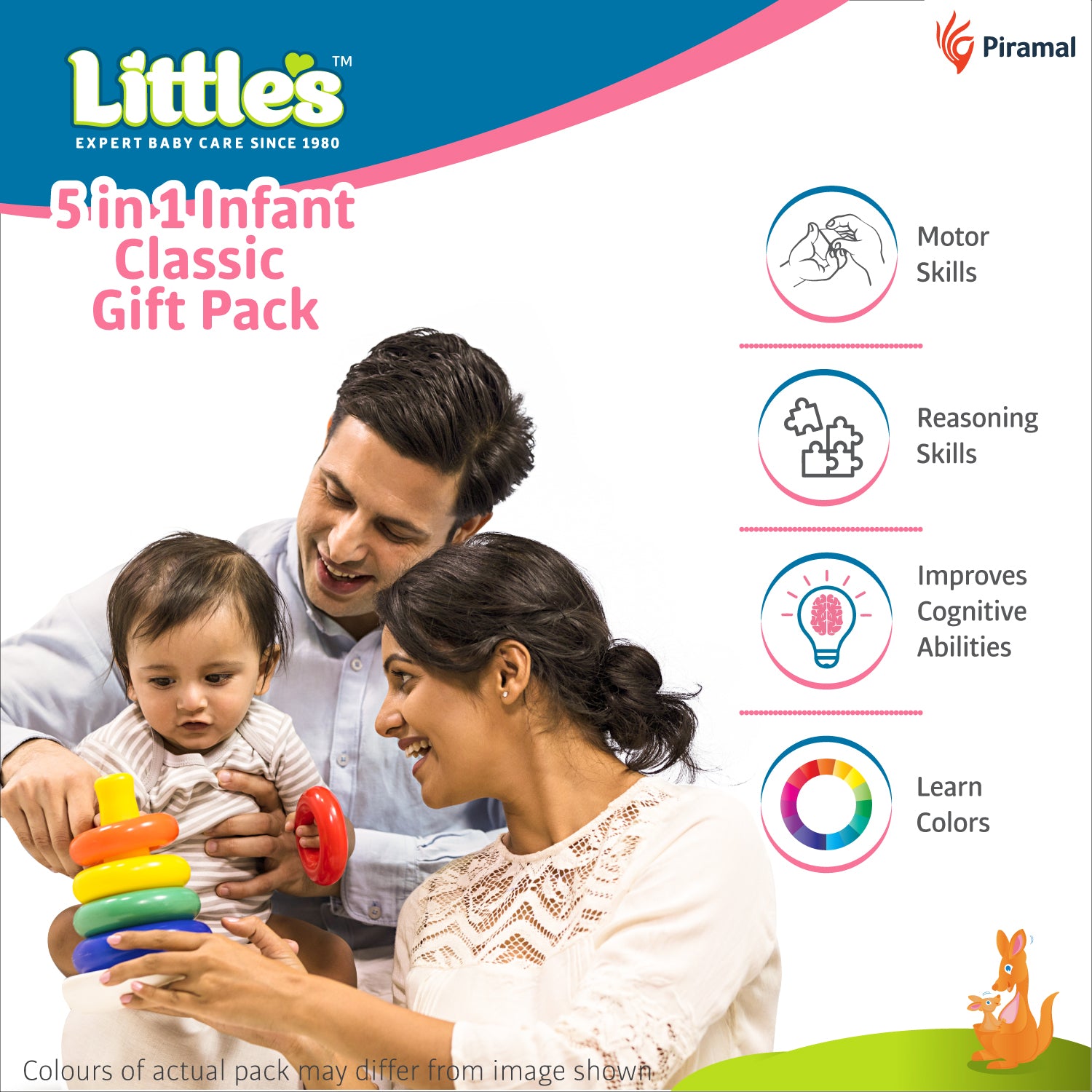 Top tiles Littles 5in1 infant classic gift pack
