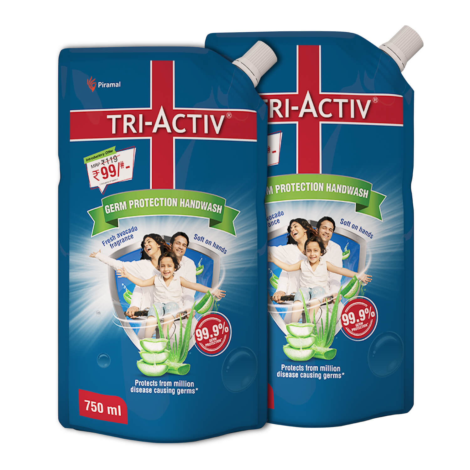 Tri Activ Handwash Refile Pack of 2