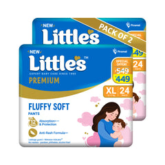 Little's Comfy Baby Diaper Pants - Premium | Baby Diapers with 12 hours Absorption & Wetness Indicators