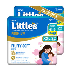 Little's Comfy Baby Diaper Pants - Premium | Baby Diapers with 12 hours Absorption & Wetness Indicators