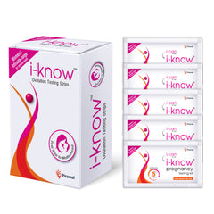 i-know Ovulation Testing Strips & i-know Pregnancy Testing Kit Combo