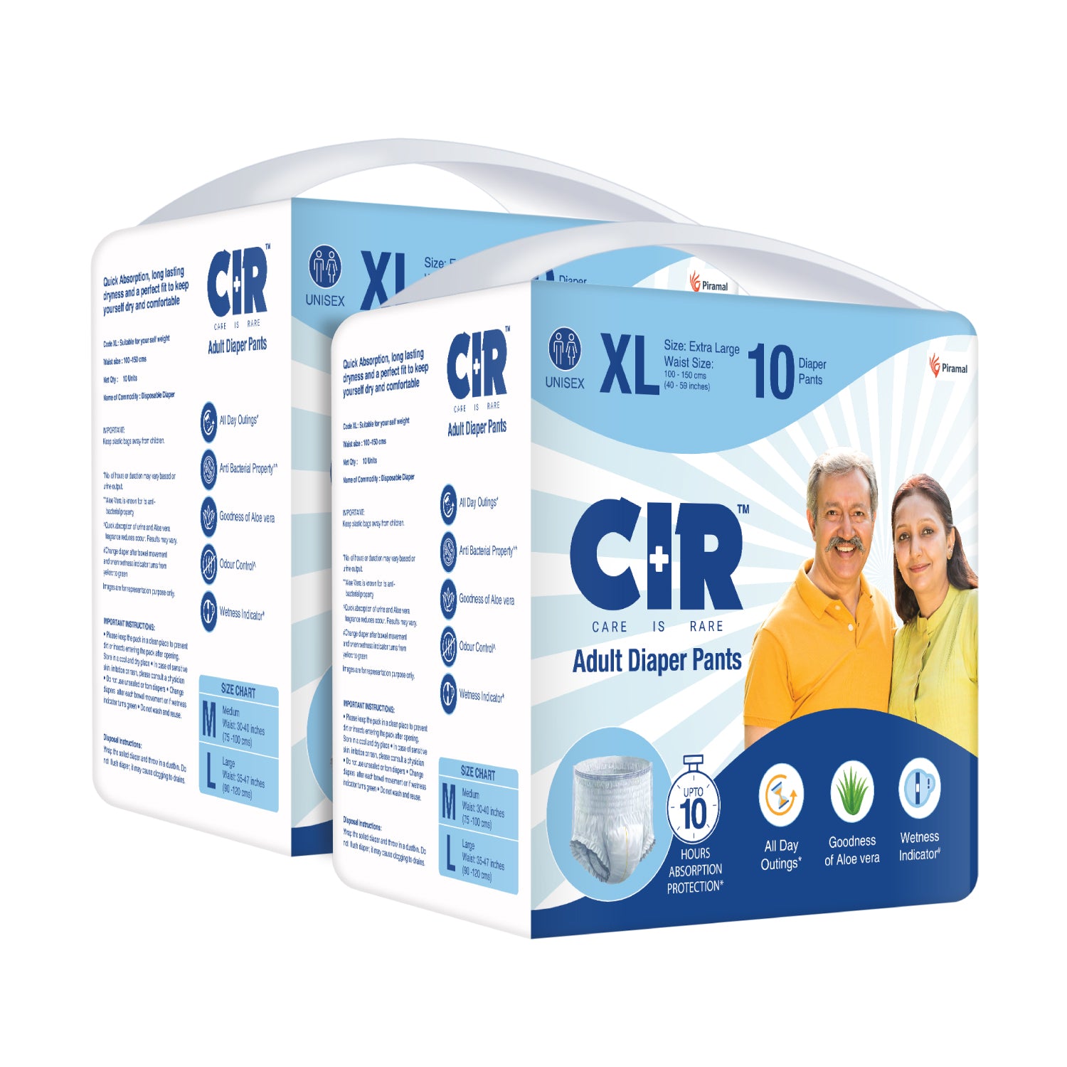 Cir Adult diaper pants XL Pack of 2