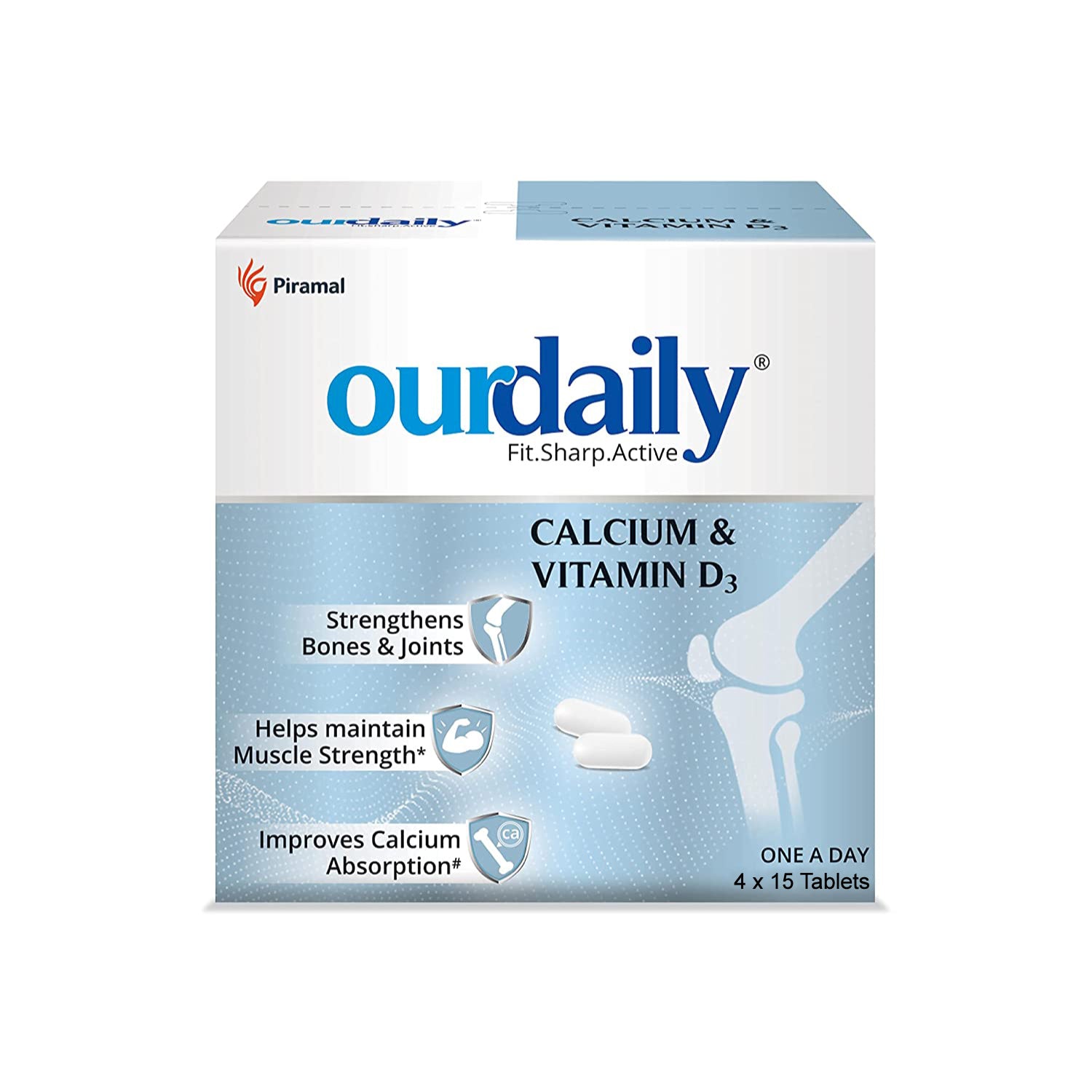 Ourdaily Calcium Vitamin D3