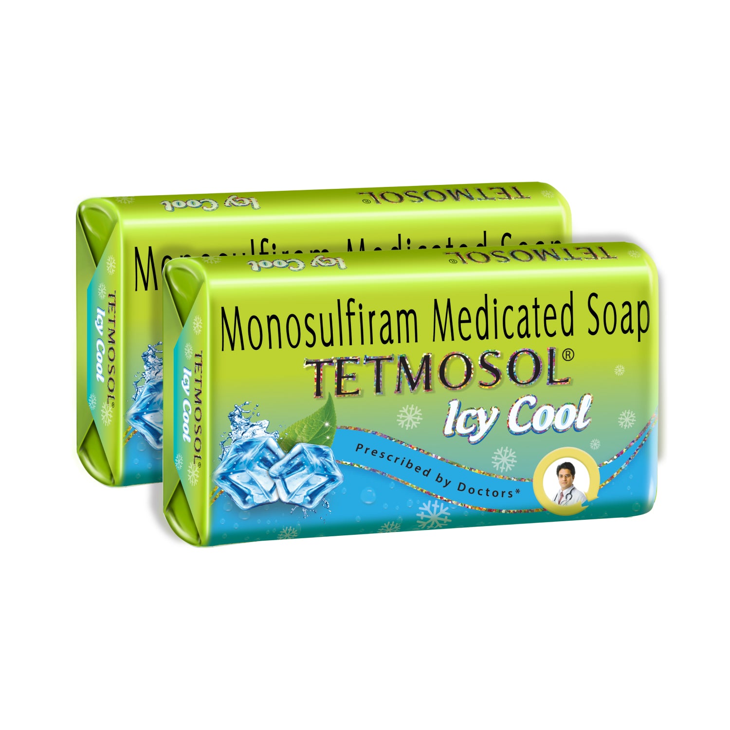 Tetmosol icy cool soap pack of 2