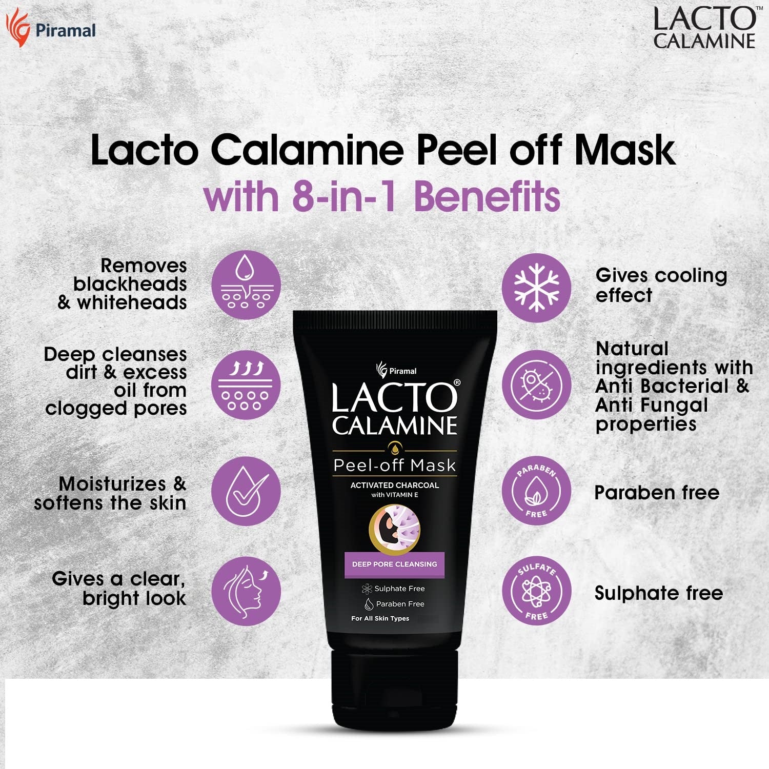 Lacto calamine peel off mask benefits