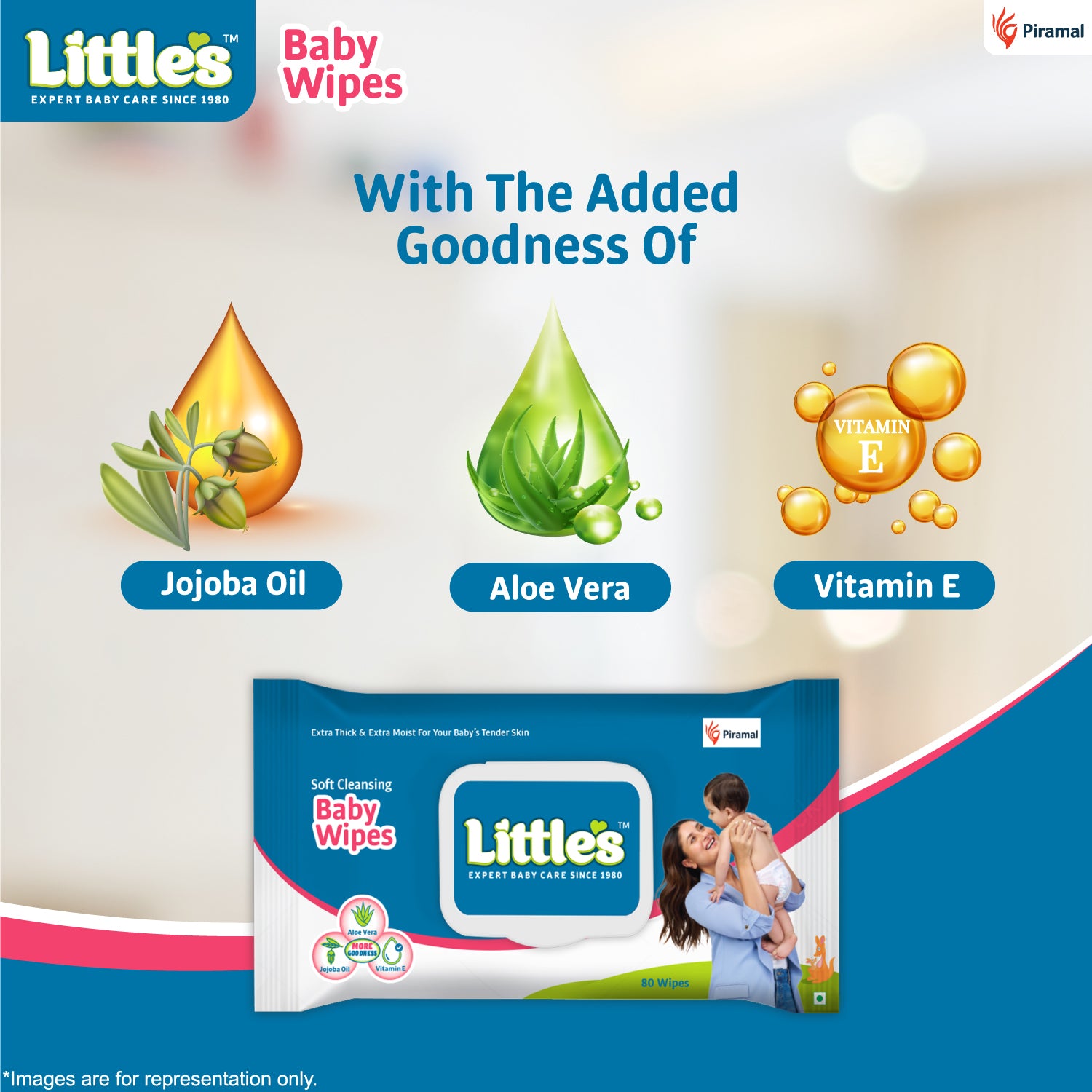 littles baby wipes contents