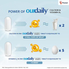 Ourdaily Calcium Vitamin D3