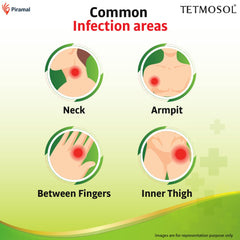 Tetmosol plus cream application