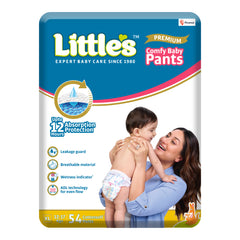 Little's Comfy Baby Pants | Baby Diaper with 78 Cotton Soft Pants