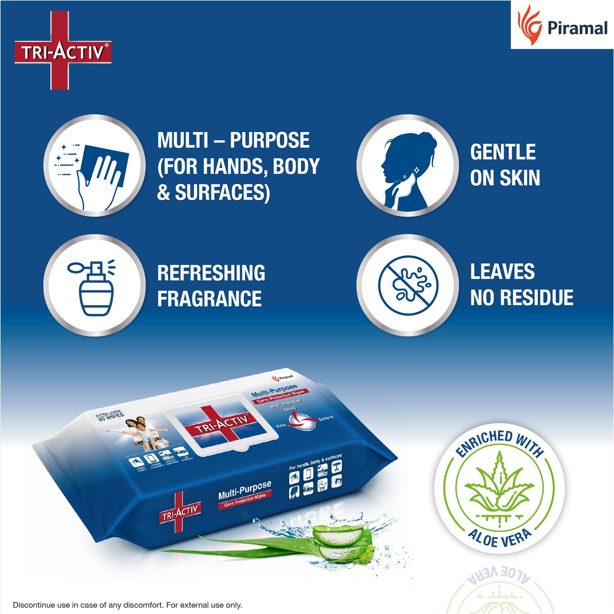 Tri activ Wipes