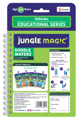 Jungle Magic Doodle Waterz | Reusable Water Colouring Book for Children Combo | Alphabets  | Animals | Numbers | Sea Creatures | Vehicles