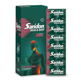 Saridon Head & Body, Faster Action vs Ibuprofen & plain Paracetamol, Starts in 5 mins