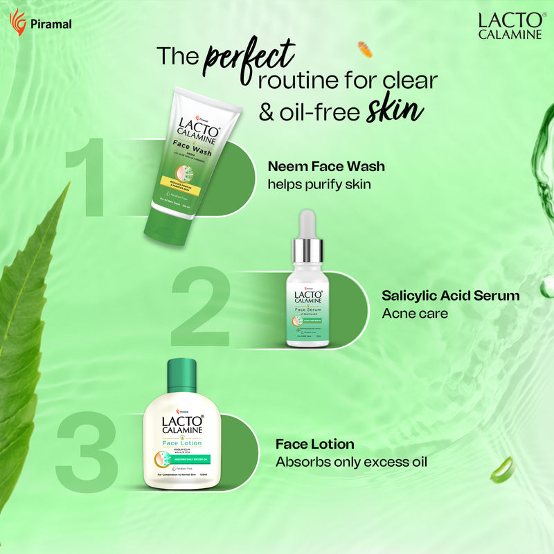 Lacto Calamine Facewash Contains Neem, Aloe Vera & Turmeric | 150ml