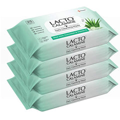 Lacto Calamine Daily Cleansing Wipes Aloe Vera